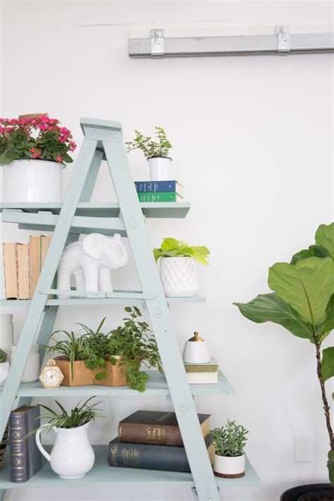 How to Create a DIY Ladder Shelf | HGTV