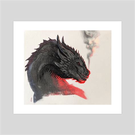 Balerion, an art print by Siosin - INPRNT