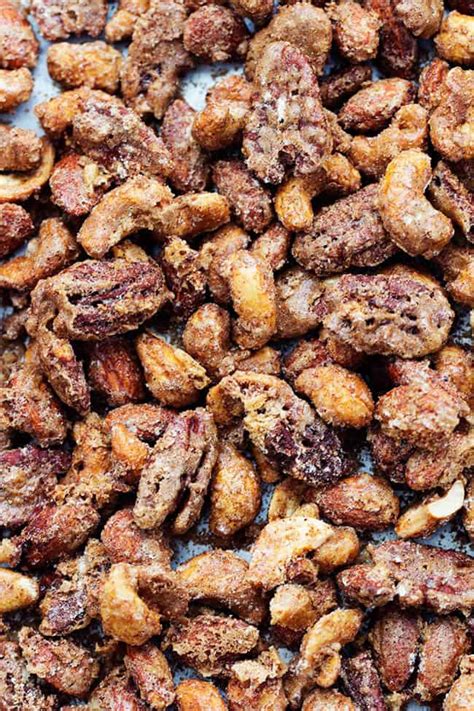 Roasted Cinnamon Sugar Candied Nuts | The Recipe Critic | Nut recipes ...