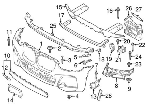 51-11-7-399-982 - Bumper Cover Bracket - 2018-2024 BMW | BMWPartsHub