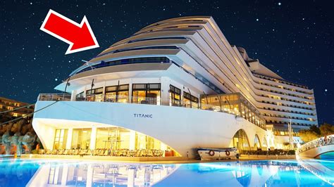 🚢 I Stayed in World's Largest Ship Hotel 🛏️ Titanic Beach Lara Travel ...