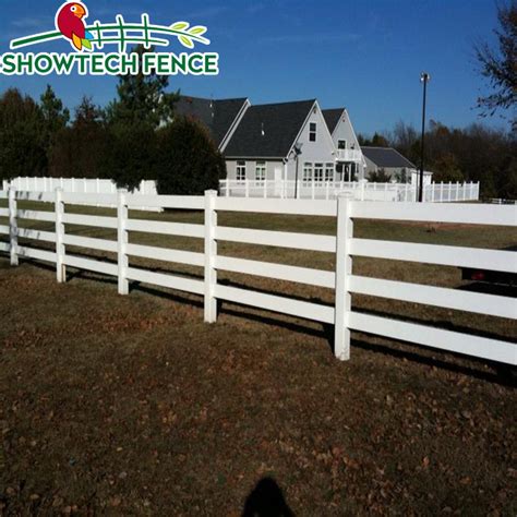 Easy Install PVC Horse Fence Vinyl Horse Fence Fence - China PVC Sheep ...