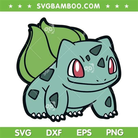 Pokemon Bulbasaur SVG, Pokemon Bulbasaur Attack SVG