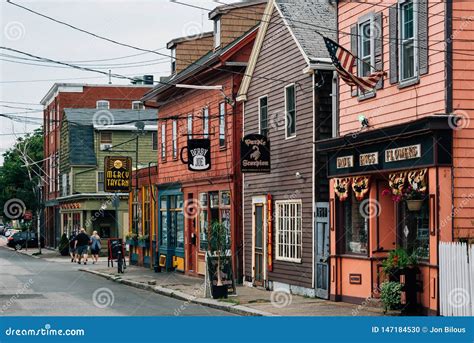 Derby Street, in Salem, Massachusetts Editorial Image - Image of ...