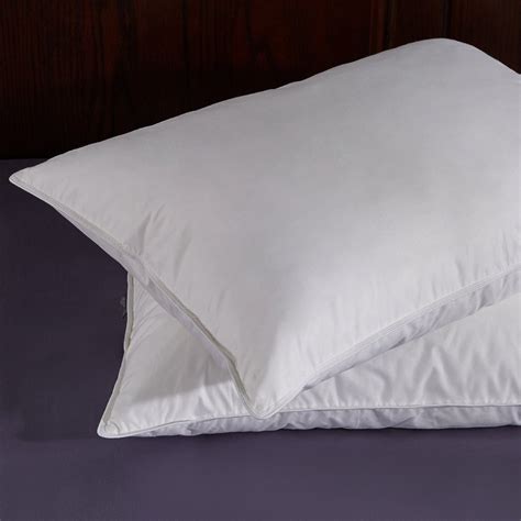 Puredown 2 Pack Goose Feather and Down Pillows for Side & Back Sleepers ...