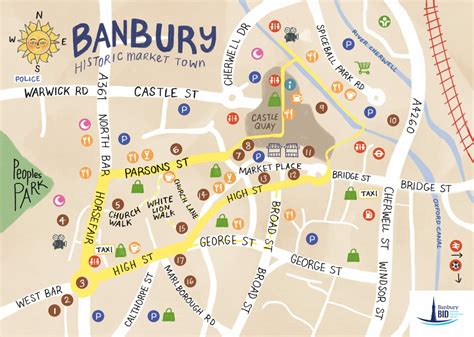 Town Map - Banbury Bid