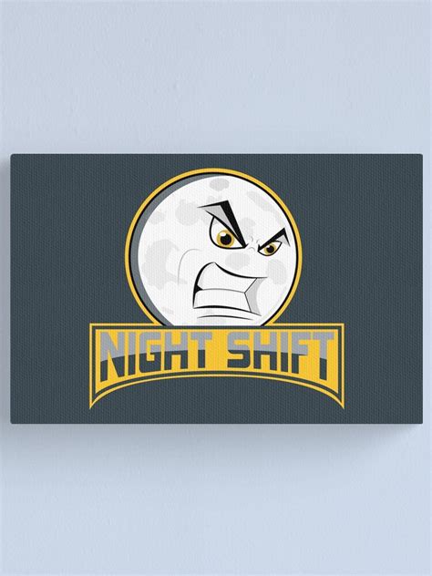 "Night Shift" Canvas Print for Sale by doctorheadly | Redbubble