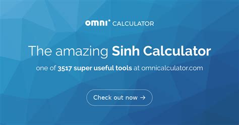 Sinh Calculator