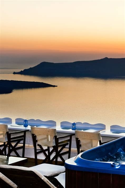 World Travel: Fira Sunset, Santorini, Greece.