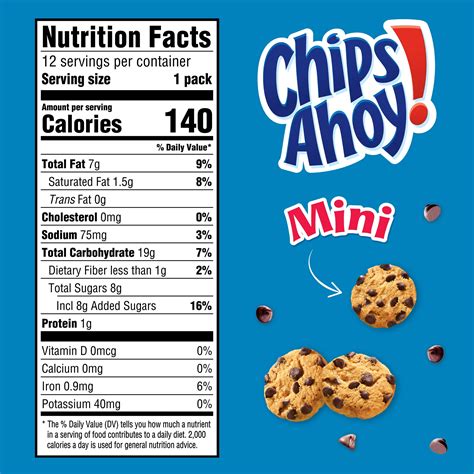 Chocolate Chip Ahoy Cookie Nutrition Facts | Besto Blog