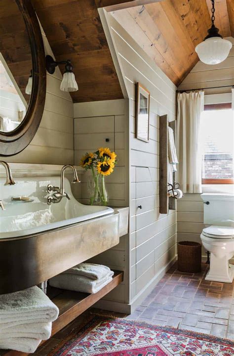 21 Gorgeous farmhouse style bathrooms you will love