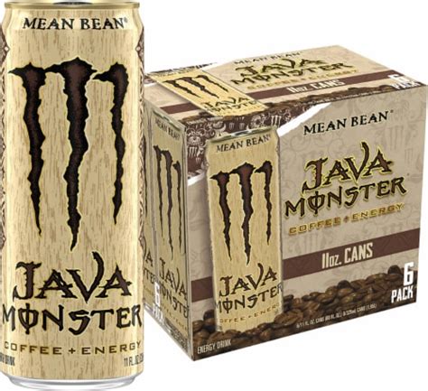 Java Monster Mean Bean, Coffee + Energy Drink