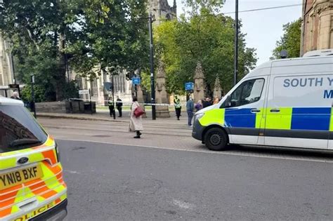 Police explain Sheffield Cathedral cordon as man arrested - YorkshireLive