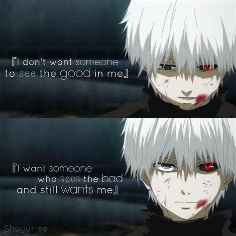 Anime : Tokyo ghoul Anime Love Quotes, Anime Quotes Inspirational ...