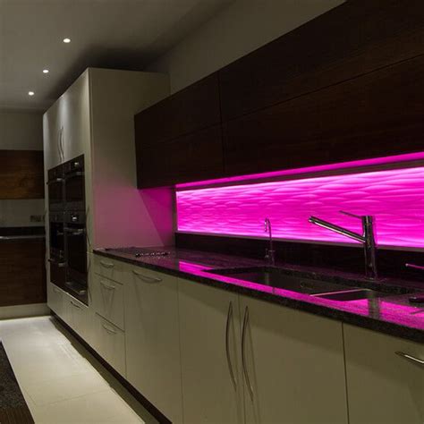 Add Splashes of Colour with LED Strip Lights | Led strip lights kitchen ...