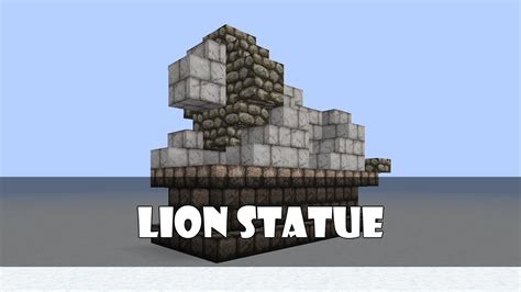 Tutorial: compact lion statue - YouTube