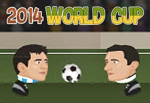 FOOTBALL HEADS: 2014 WORLD CUP juego gratis online en Minijuegos