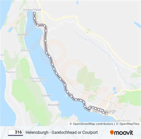 316 Route: Schedules, Stops & Maps - Garelochhead (Updated)