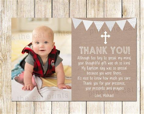 Baptism Thank-You Cards - 8+Examples, Illustrator, Word, Pages ...