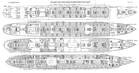 RMS Titanic Images - Deck Plans