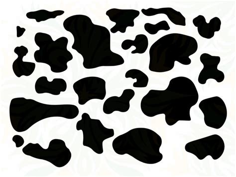 Cow Spots Svg Cow Spots Svg File For Cricut And Silhouette Cow Etsy ...