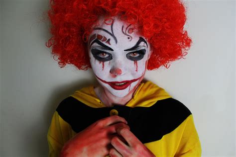 Scary Clown (Makeup Tutorial) | Scary clowns, Scary clown makeup, Clown ...