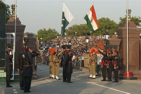 13 Photos of the Dramatic Wagah Border Flag Ceremony