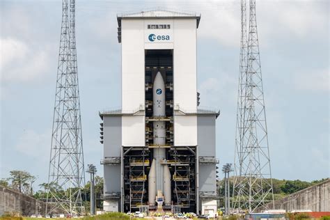 Ariane 6 Stands Tall on its Launch Pad