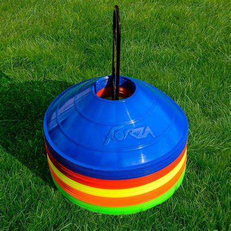 50 FORZA Football Training Marker Cones [Multi Coloured] | Net World Sports