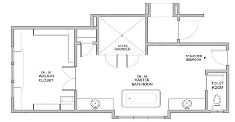 Small Bathroom Floor Plans With Walk In Shower - An open shower offers ...