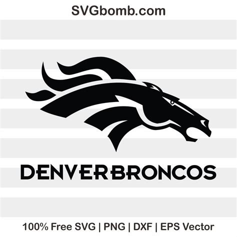 Denver Brоnсоѕ Logo SVG Vector | SVGBOMB | Broncos logo, Denver broncos ...