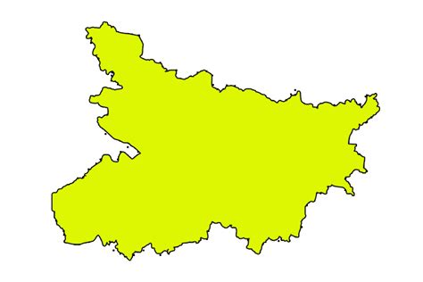 Bihar Map PNG Transparent Background