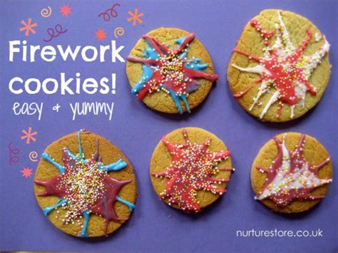 Firework crafts and cookies - NurtureStore