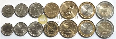 East Timor 7 coins set 2003-2017 Animals and plants (# 3817-1 )