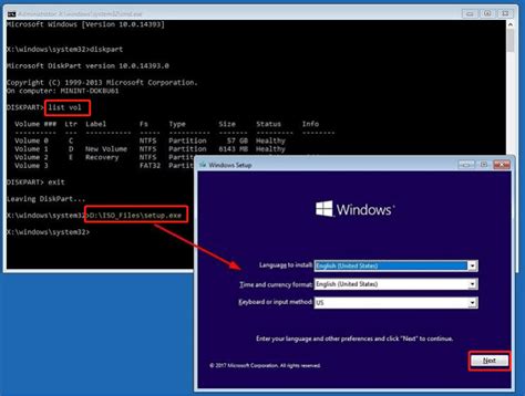 Install Windows 10 using Command Prompt (2 Methods)