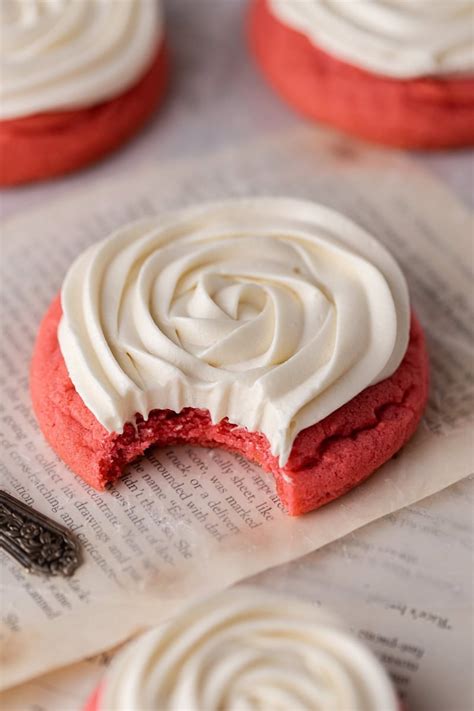 CRUMBL Pink Velvet Cookies with Cream Cheese Frosting - Lifestyle of a ...