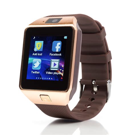 TechComm DZ09 Smart Watch with 0.5MP Camera Bluetooth GSM for Android ...