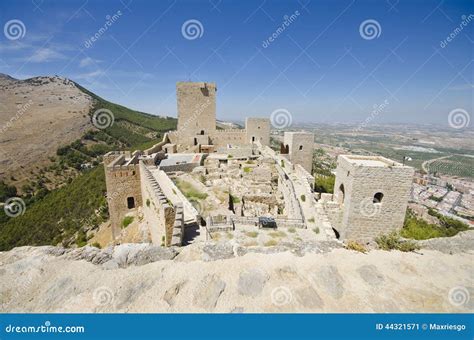 Wide Angle View of Jaen Castle Stock Image - Image of heritage, indoor ...