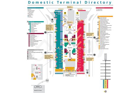 Atlanta Airport Terminal Map - Atlanta Airport Food, Shops Guide