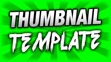 Thumbnail Template by Ace-Gaming on DeviantArt