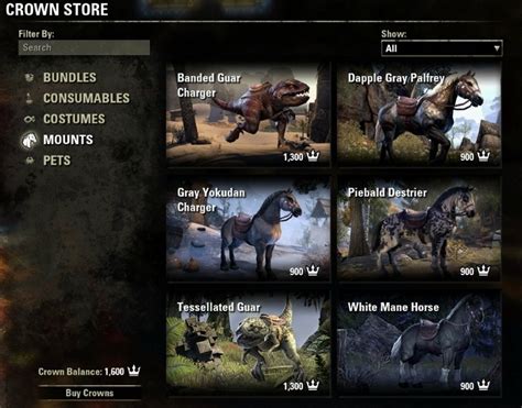 The diversity of mounts in ESO — Elder Scrolls Online