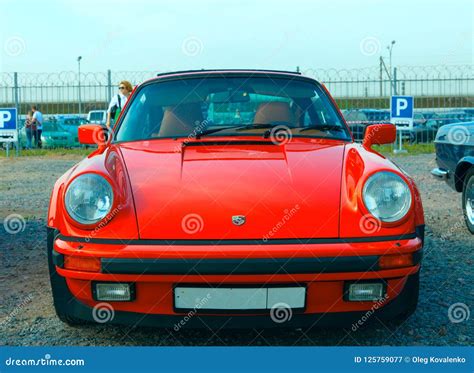 Luxury German Sports Car Porsche 911 Turbo on Festival of Retro ...