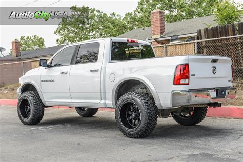 2013 Dodge Ram 1500 | 20x12 RDR Wheels RD01 Dirt matte black | 6" Rough ...