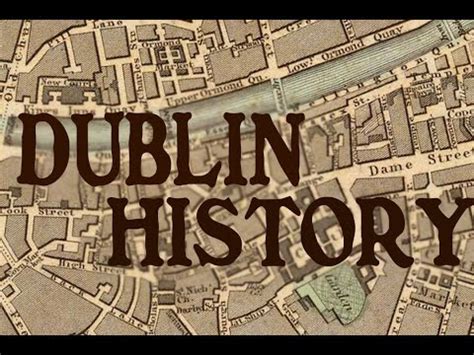 Dublin Ireland History and Cartography (1836) - YouTube