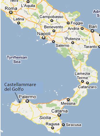 Castellammare Del Golfo Map | Inspiring Home Design Idea