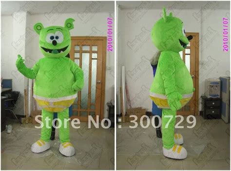 gummy bear mascot costumes green cute bear costumes famous cartoon ...