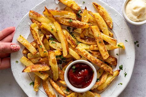 Super Crispy Baked French Fries Recipe - BEST EVER!