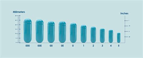 Empty capsule size chart – Capsuline