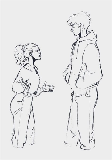 Hazille sketch aka height difference | Drawing poses, Drawing reference ...