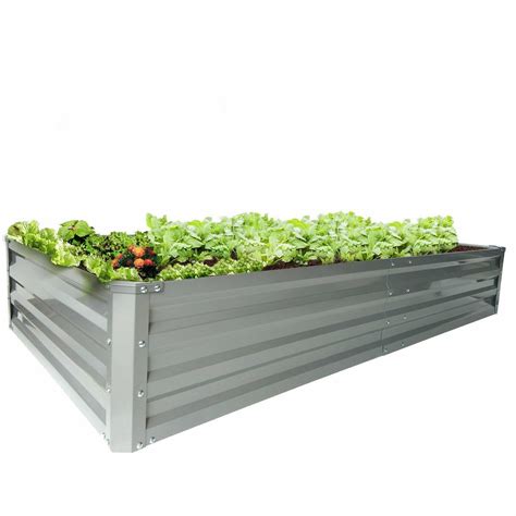 Galvanized Metal Garden Boxes